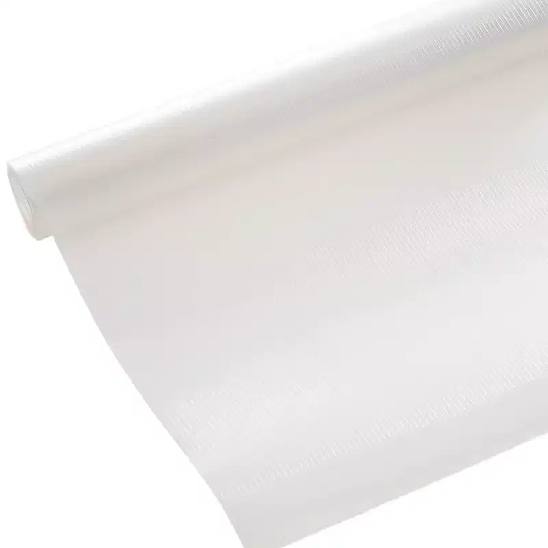 Con-Tact 12"x15ft Duraliner Ribbed Shelf Liner: Non-Adhesive Hard Plastic Liner for Wire Shelf, Clear, Spot Clean