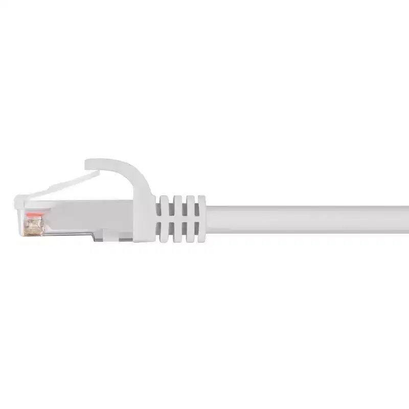 Monoprice Cat6 Ethernet Patch Cable - 30 Feet - White | Network Internet Cord - Snagless RJ45, Stranded, 550Mhz, UTP, Pure Bare Copper Wire, 24AWG -