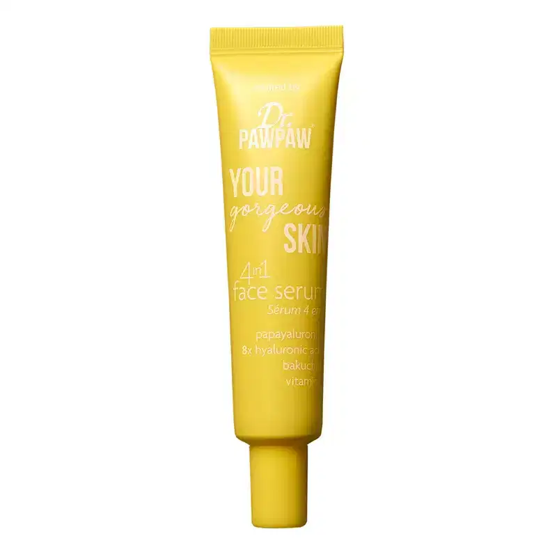 Dr. PawPaw Your Gorgeous Skin 4 In 1 Face Serum - Anti-Aging Serum with Hyaluronic Acid and Papaya Extract - 1.01 oz
