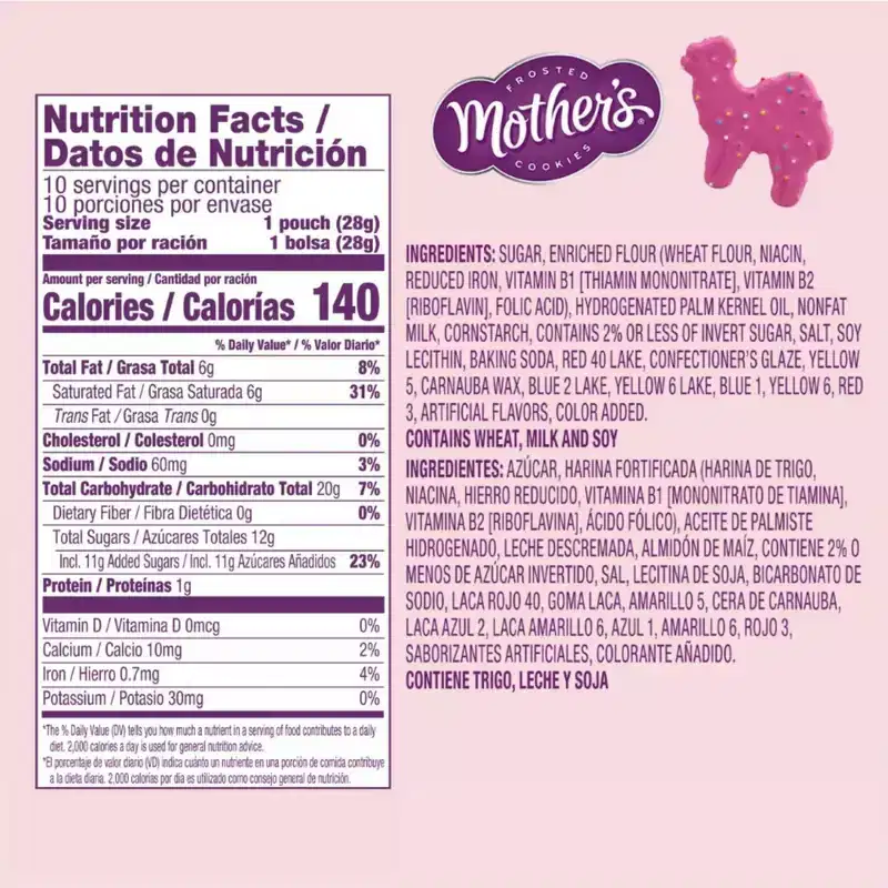 Mother's Cookies Circus Animals - 10oz/10ct