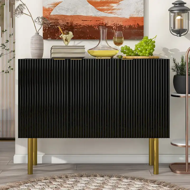 47 Wide Wood 3-door Sideboard