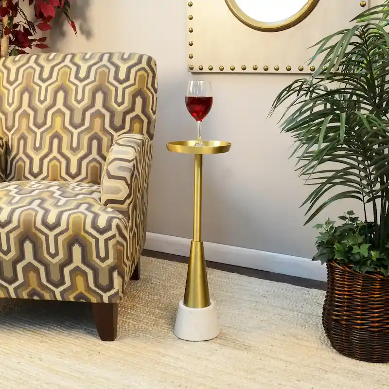 Barclay Small Drink Table - Gold