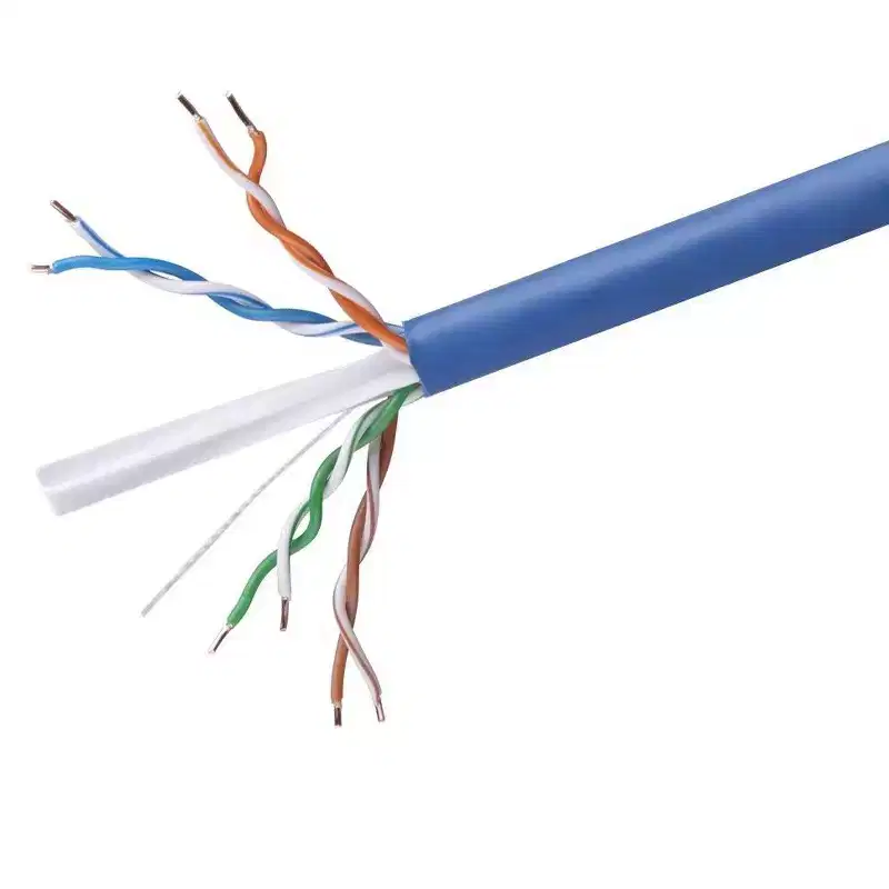 Monoprice Cat6 Ethernet Bulk Cable - 1000 Feet - Blue, Solid, 550MHz, UTP, CMR, Riser Rated, Pure Bare Copper Wire, 23AWG, No Logo, (UL)