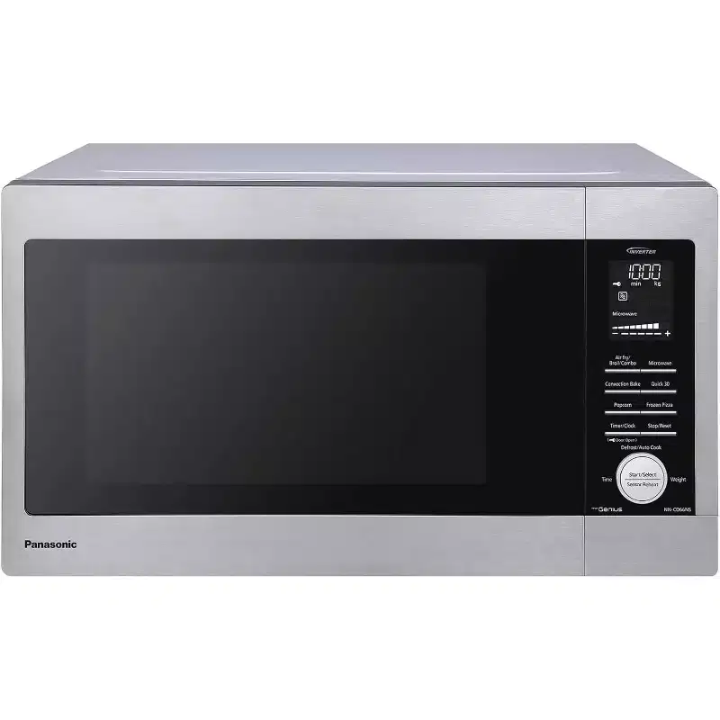 Refurbished: Panasonic NN-CD66NS HomeMADE 1.3 Cubic Ft. Countertop Microwave, 1200W MultiOven  Manufacturer Refurbished