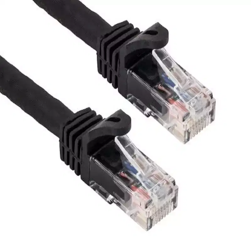 SANOXY Cables and Adapters; 10ft Cat6a 600 MHz UTP Snagless Ethernet Network Patch Cable, Black