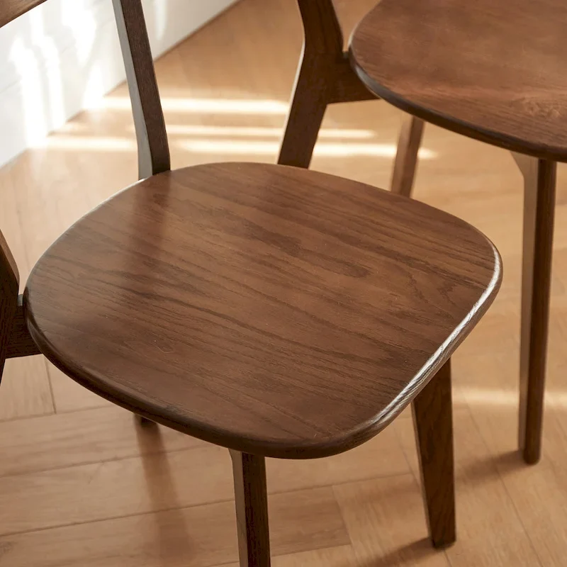 Dining Chair Wooden FAS Grade Oak Natural Wood 100% Dirt-free Wood Chair Solid Chair Table Chair