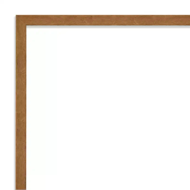 Carlisle Narrow Petite Bevel Wood Bathroom Wall Mirror, 19