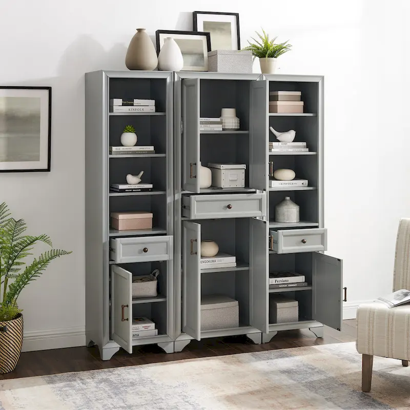 Crosley Tara 3Pc Pantry Set - 59.75 W x 15 D x 67.75 H