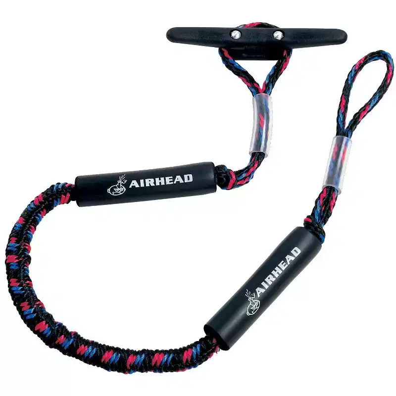 AIRHEAD Bungee Dock Line 5 Feet Boat Cord, Stretches to 7 Feet (2 Pack)