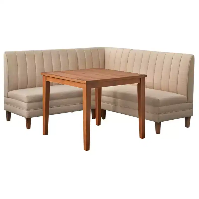 Lifestorey 4pc Linstrom Breakfast Nook Dining Set