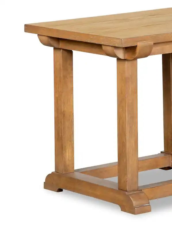 43 Modern End Table - Light Brown Oak