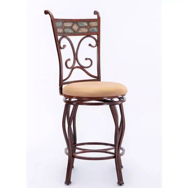Boraam Beau Swivel Counter Height Barstool Bronze Finish