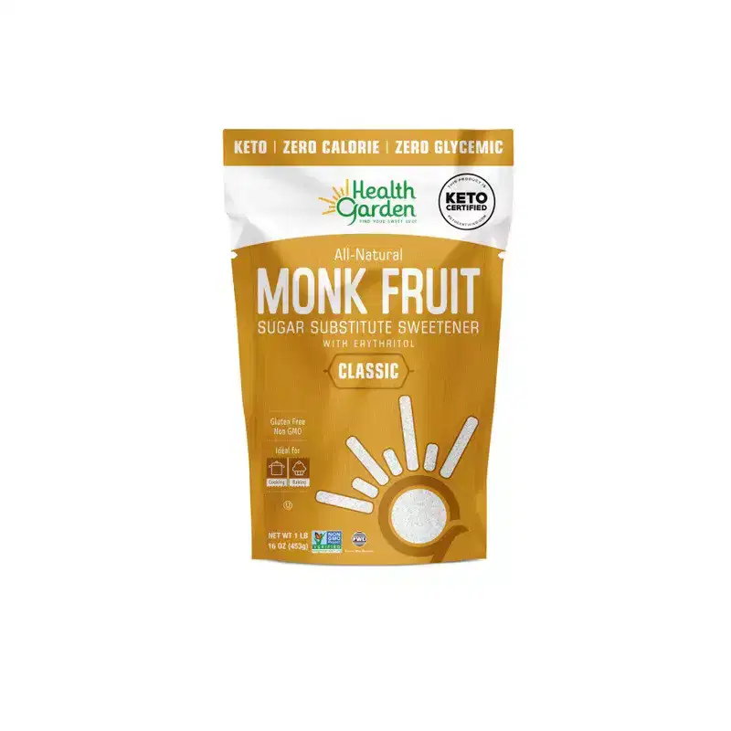 Health Garden Monk Fruit Classic Sweetener 1 lb -4pack