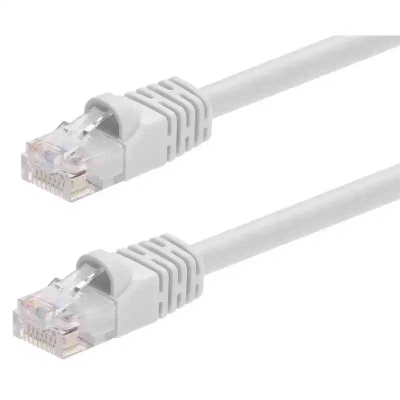 Monoprice Cat6 Ethernet Patch Cable - 1 Feet - White | Network Internet Cord - RJ45, Stranded, 550Mhz, UTP, Pure Bare Copper Wire, 24AWG
