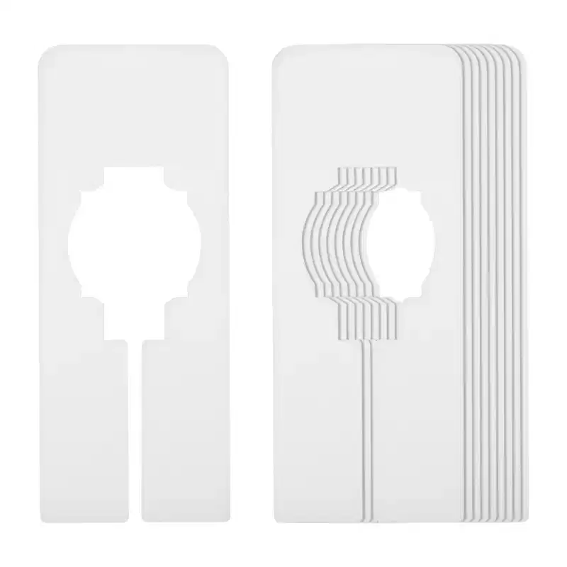 Unique Bargains Plastic Lightweight Durable Portable Clothes Dividers 10 Pcs