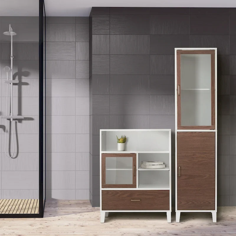 Freestanding Linen Tower