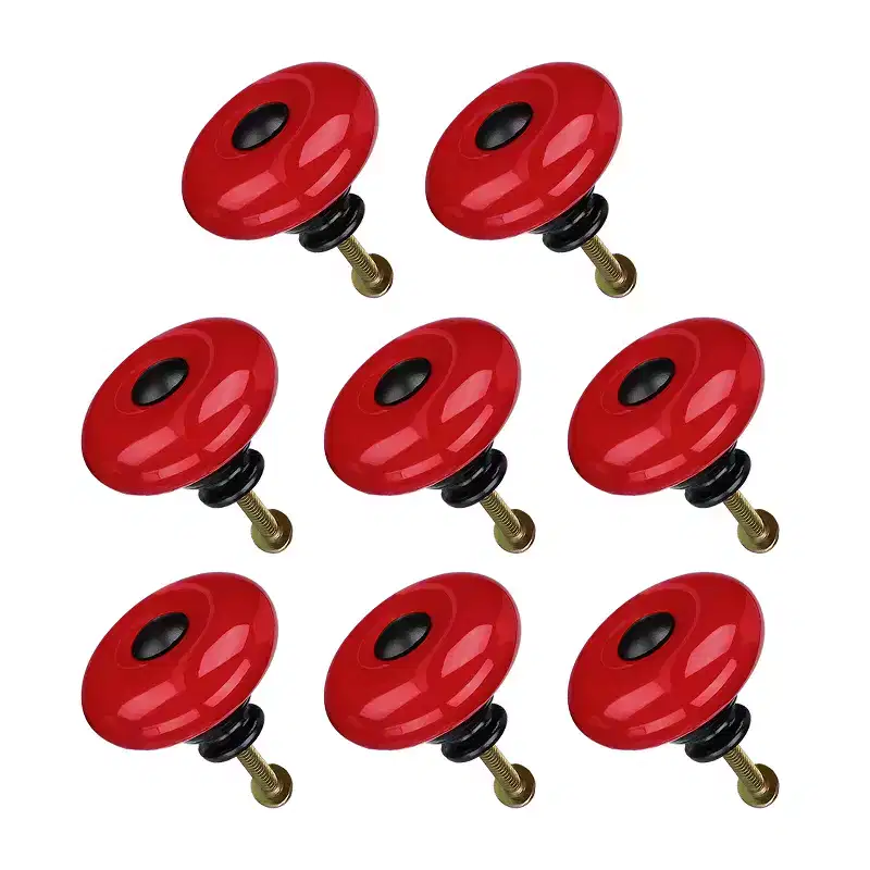 Unique Bargains Ceramic Pull Handle Furniture Dressing Table Cabinet Knob 8 Pcs