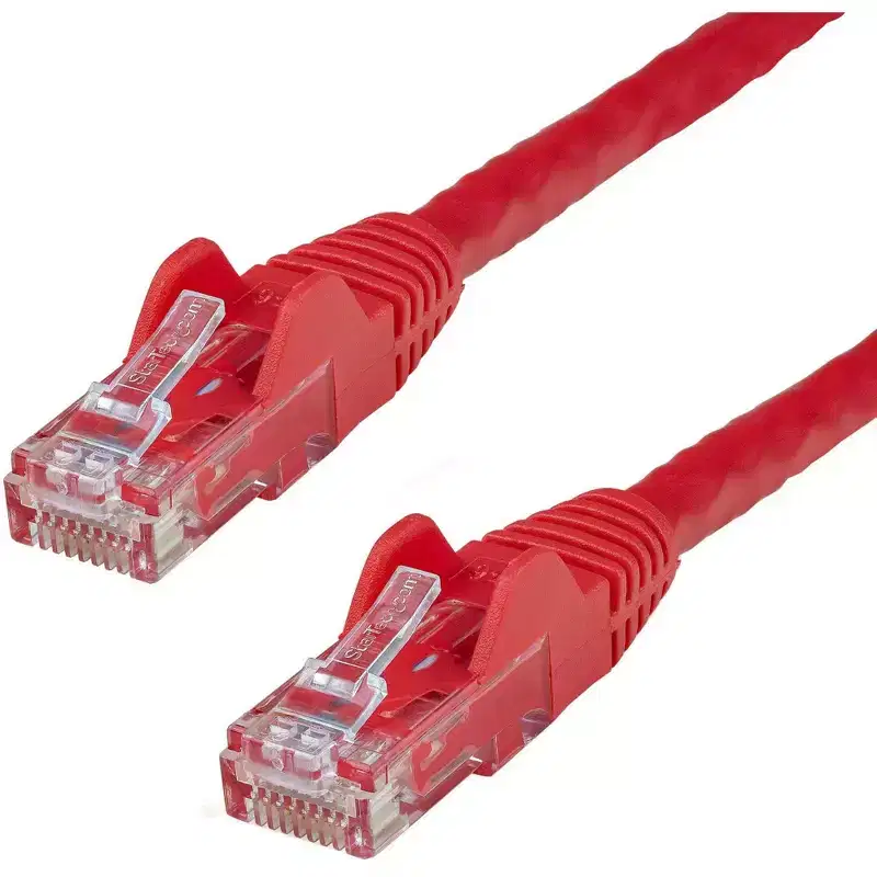 StarTech.com Cat6 Patch Cable Red - 6 ft Snagless - N6PATCH6RD