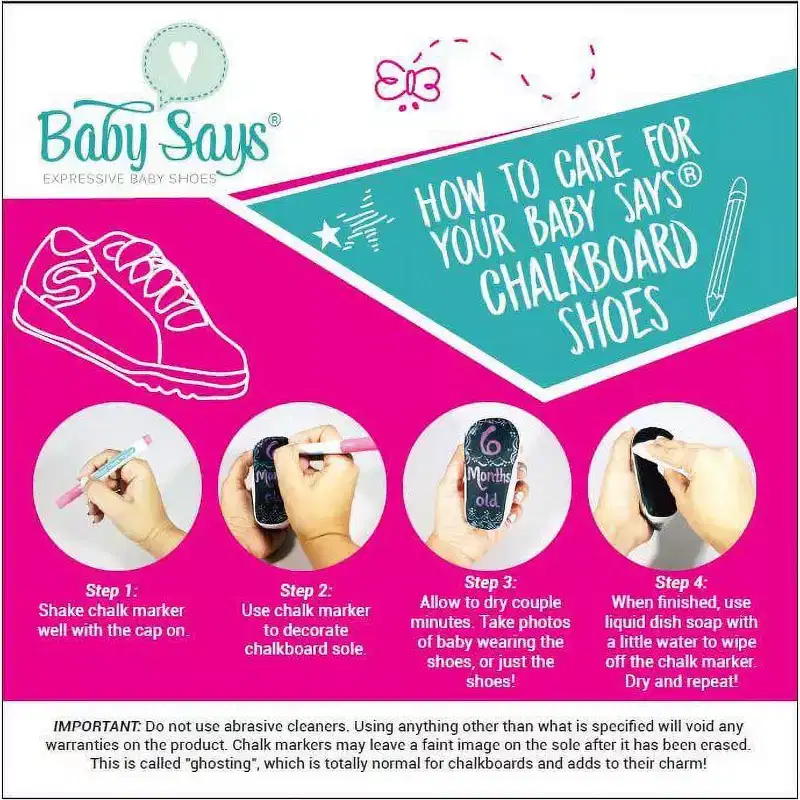Baby Says Blue Sneakers 0-3 mo
