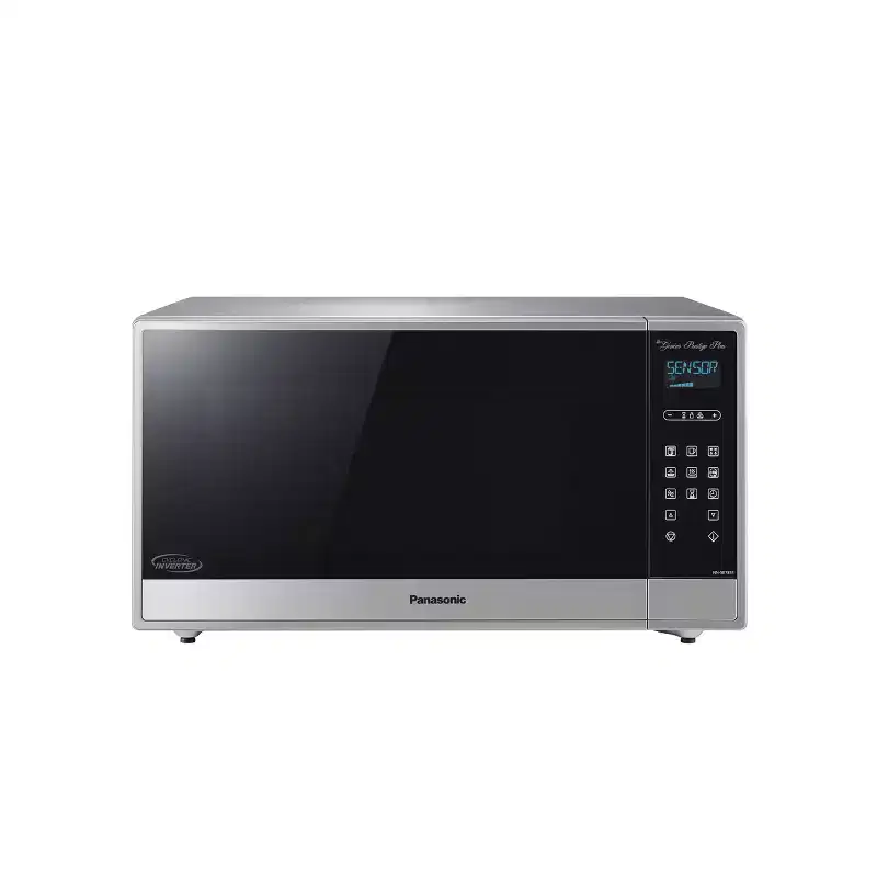 Panasonic 1.6 cu ft Cyclonic Inverter Microwave Oven - Silver - SE785S: Countertop, 1250W, Child Lock, 10 Power Levels
