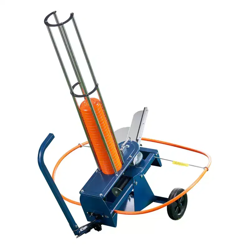 VEVOR Clay Thrower, 75-80 Clays Pigeon Thrower, 55+ Yards Automatic Skeet and Trap Launcher on Wheels - with Adjustable Angle,Blue