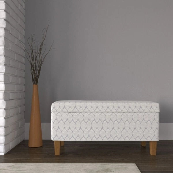 Porch & Den Harmar Large Textured Storage Bench