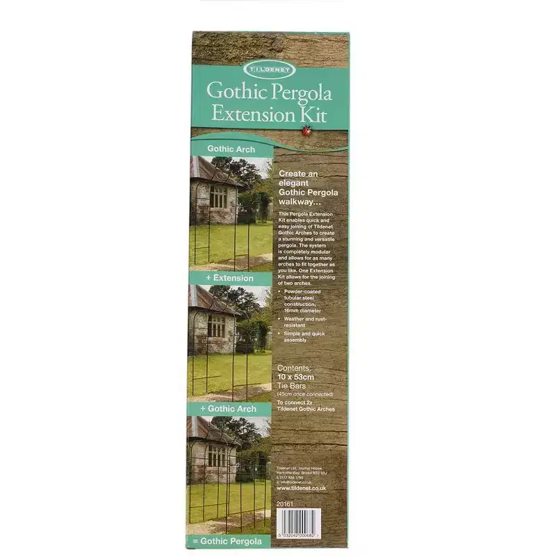 Tierra Garden Steel Gothic Arch or Extension Kit