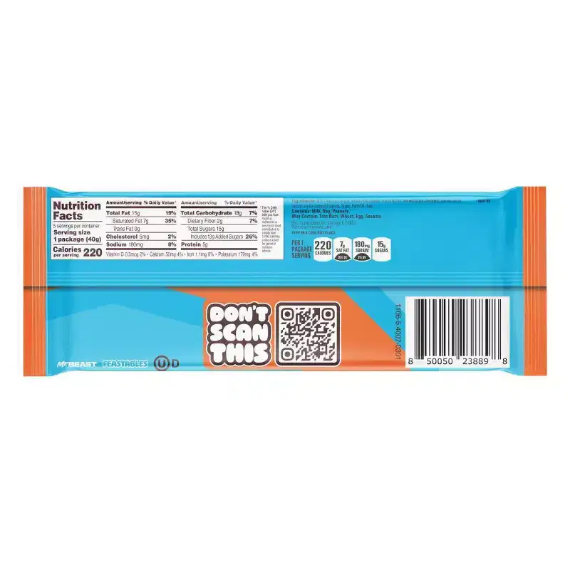 Feastables MrBeast Peanut Butter Cups - 7.05oz/5ct