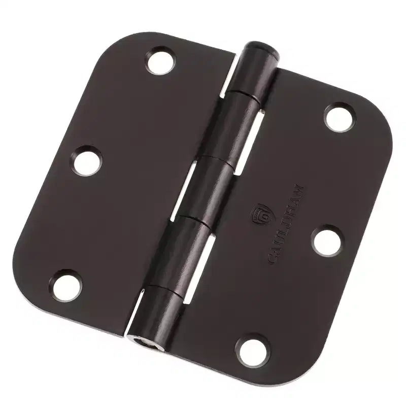 Cauldham Heavy-Duty 3-1/2 Interior Door Hinges with 5/8 Radius Corners - Oil Rubbed Bronze