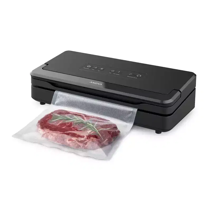 Anova Precision Vacuum Sealer Pro: Black Food Vacuum Sealer for Sous Vide, 5-Year Warranty, Plastic, 15.7"x7"x4.3"