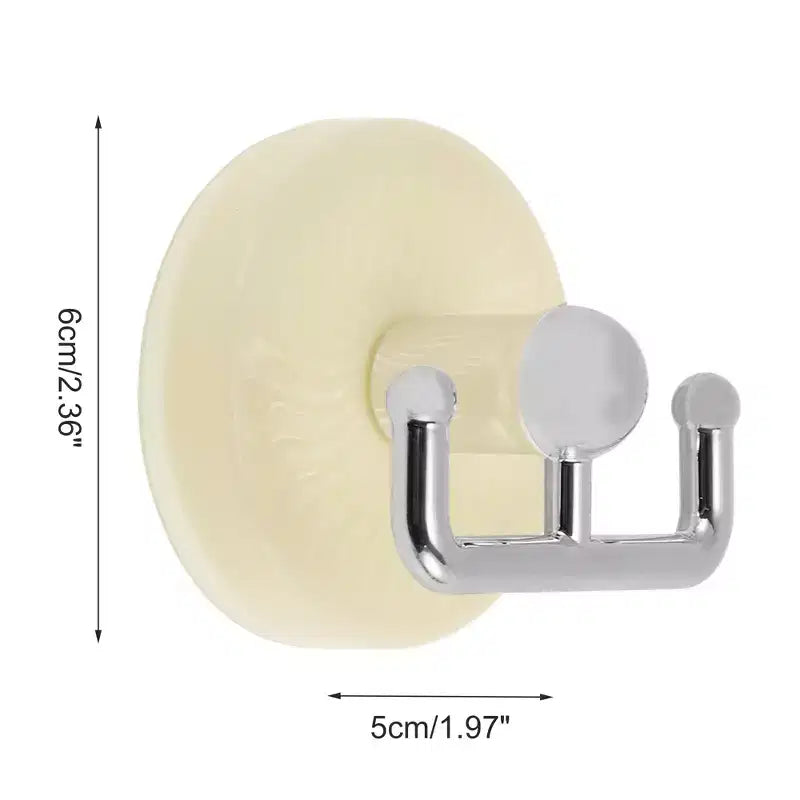 Unique Bargains Durable Suction Cup Double-End Headband Holder Organizer 2 Pcs