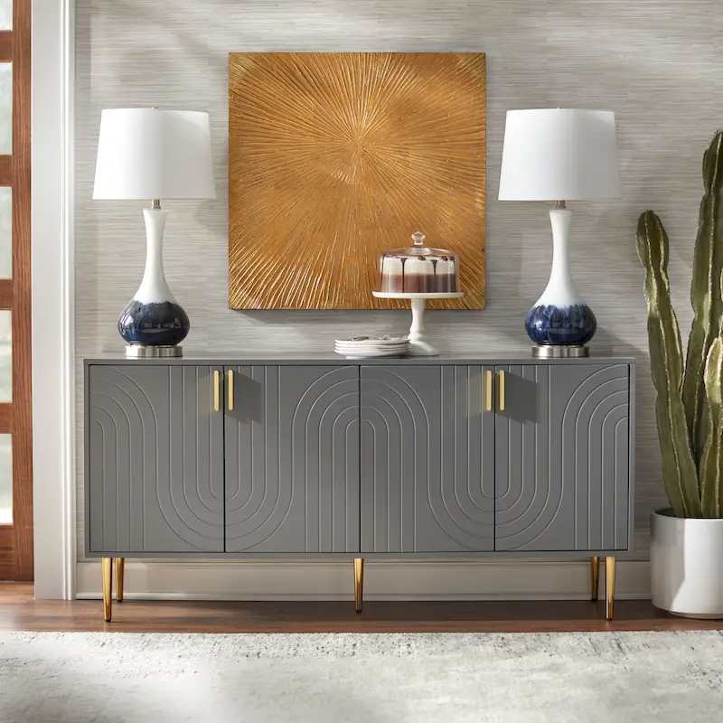 Mid-Century Four Door Sideboard/Buffet