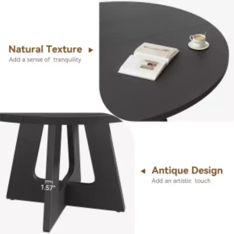 Round MDF Dining Table -Finish