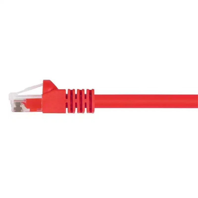 Monoprice Cat6 Ethernet Patch Cable - 25 Feet - Red | Network Internet Cord - RJ45, Stranded, 550Mhz, UTP, Pure Bare Copper Wire, 24AWG