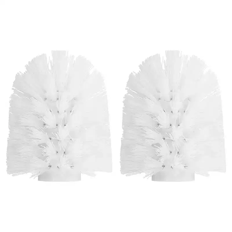 Unique Bargains PP Round Ball Shaped Toilet Brush Replacement Heads 0.59