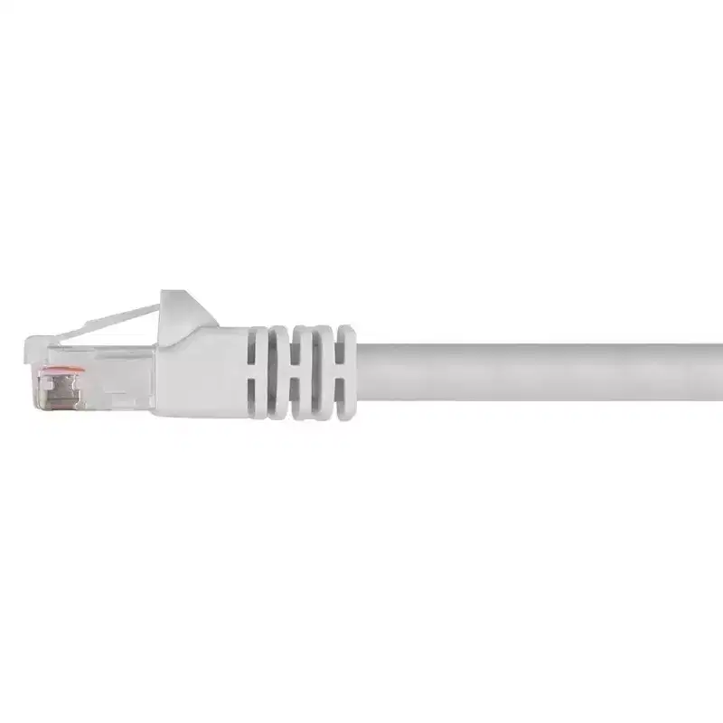 Monoprice Cat6 Ethernet Patch Cable - 14 Feet - White | Network Internet Cord - RJ45, Stranded, 550Mhz, UTP, Pure Bare Copper Wire, 24AWG