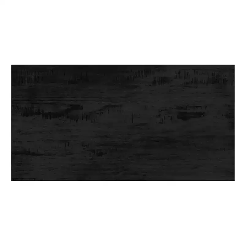 Rustic X-Base Desk - Black