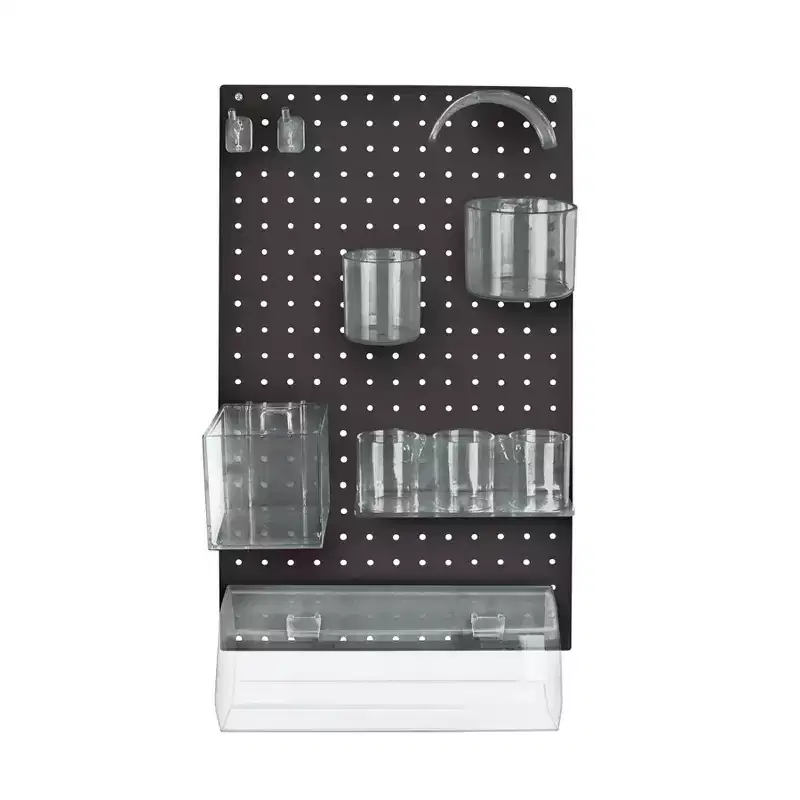 Azar Displays 10-Piece Pegboard Wall Organizer Kit