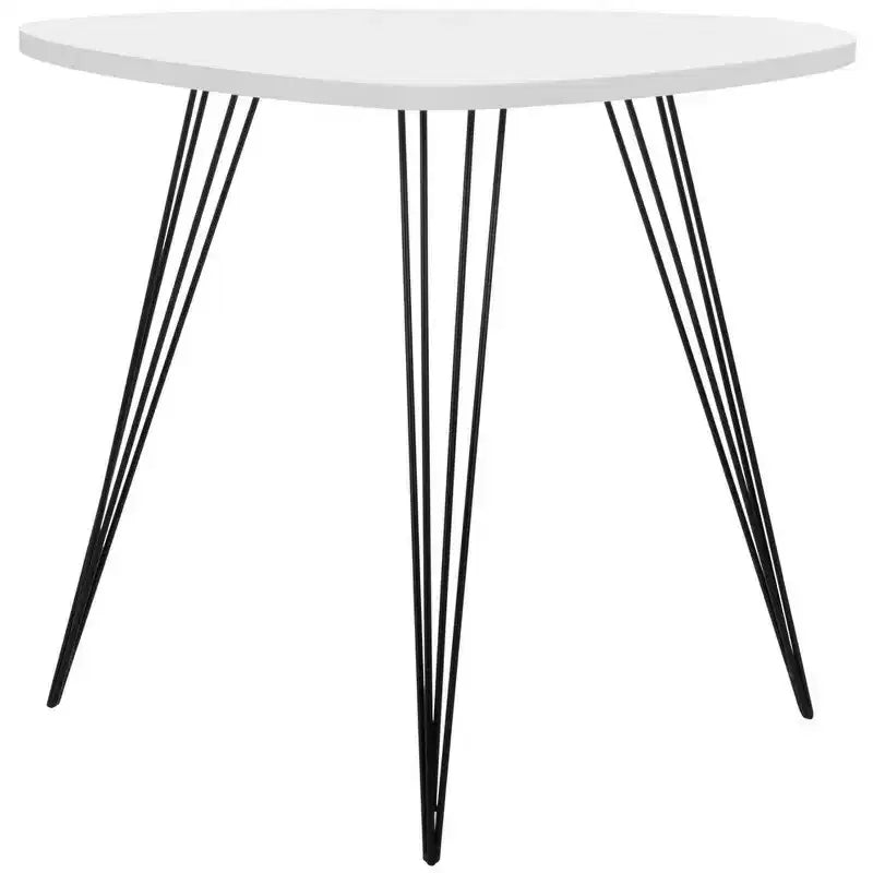Wynton End Table �C White/Black