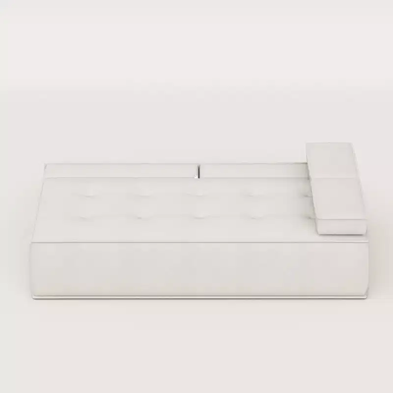 79 Modern Modular Velvet Convertible Sofa Bed with High Resilience Foam and 2 Bolster Pillows Gaoyangjiaju