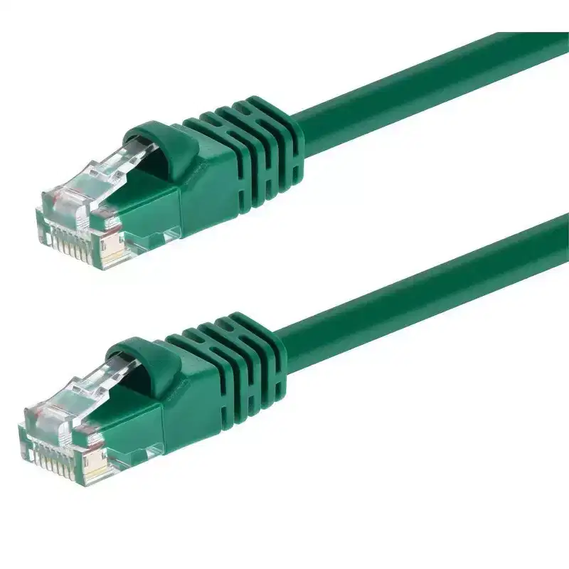 Monoprice Cat5e Ethernet Patch Cable - 3 Feet - Green | Network Internet Cord - RJ45, Stranded, 350Mhz, UTP, Pure Bare Copper Wire, 24AWG