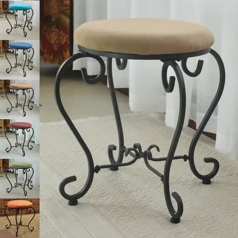 Cambridge Vanity Stool with Cushion