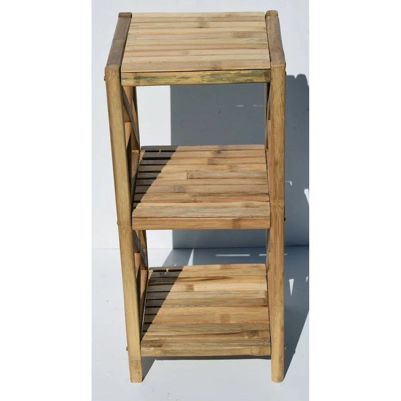 Handmade Natural 3-Tier Bamboo Rack (Vietnam)