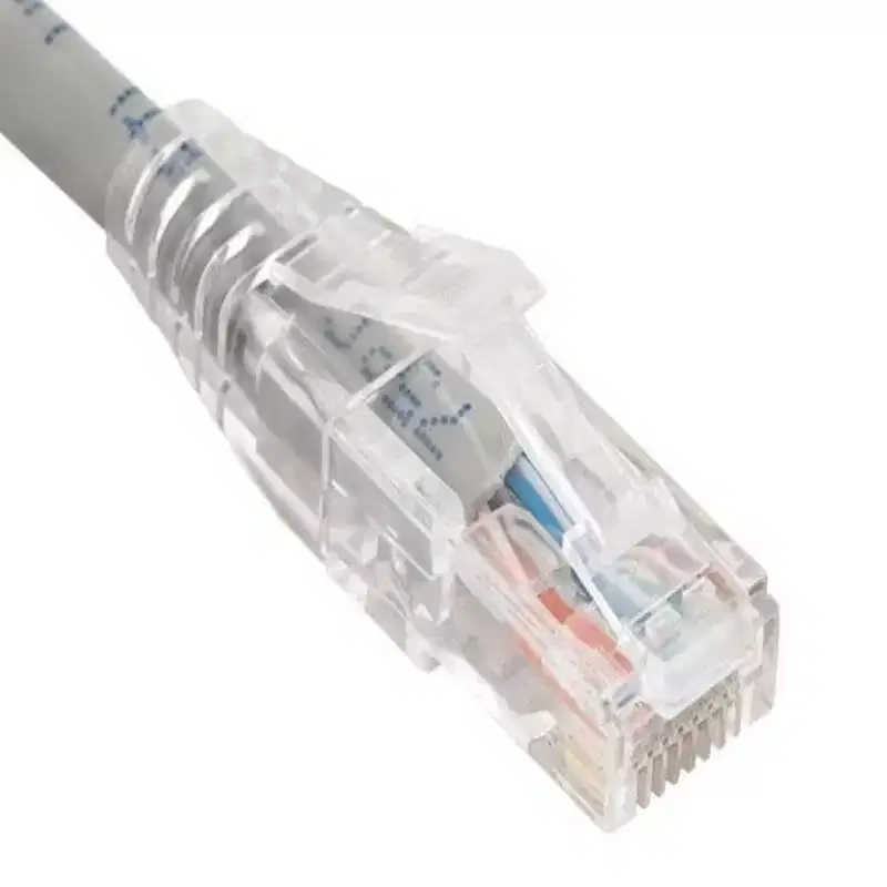 SANOXY Cables and Adapters; 1ft Cat6 550 MHz UTP Ethernet Network Patch Cable with Clear Snagless Boot, Gray