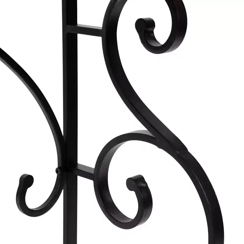 Rectangle Wood Console Table �C 13x36x30, Black