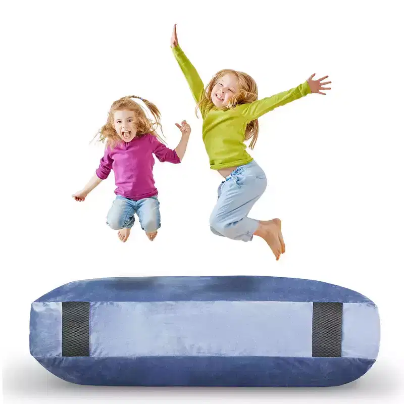 Cheer Collection Sensory Crash Pad Filled with Foam Blocks, and Washable Cover Included