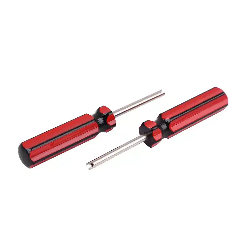 Unique Bargains 2 Pcs Car Truck Bike Screwdriver Valve Stem Core Remover Tire Repair Install Tool