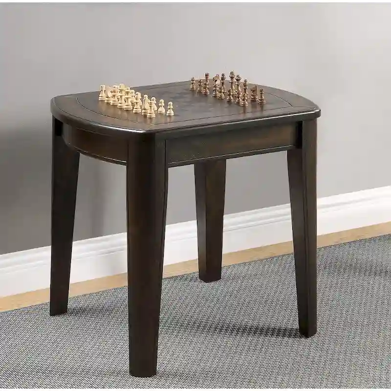 Steve Silver Darlington Game End Table with Chessboard