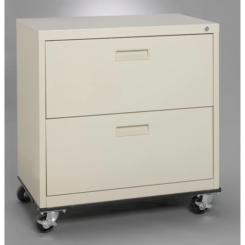Adjustable Cabinet Dolly for Lateral File Cabinets, Black