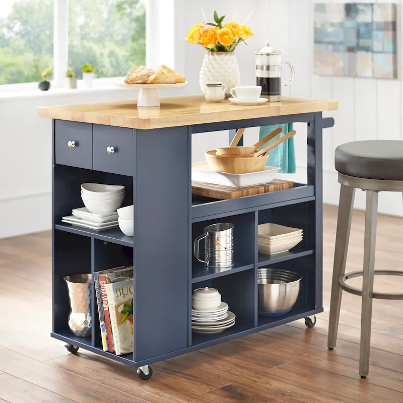 angelo:HOME Boston Rolling Kitchen Island/Cart
